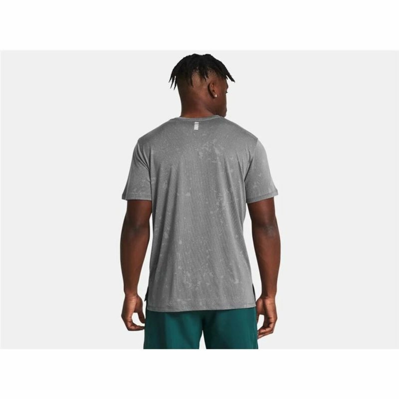 T-shirt à manches courtes homme Under Armour Launch Splatter Gris