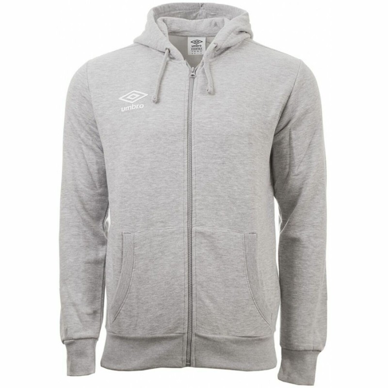 Sweat à capuche homme Umbro Logo Gris