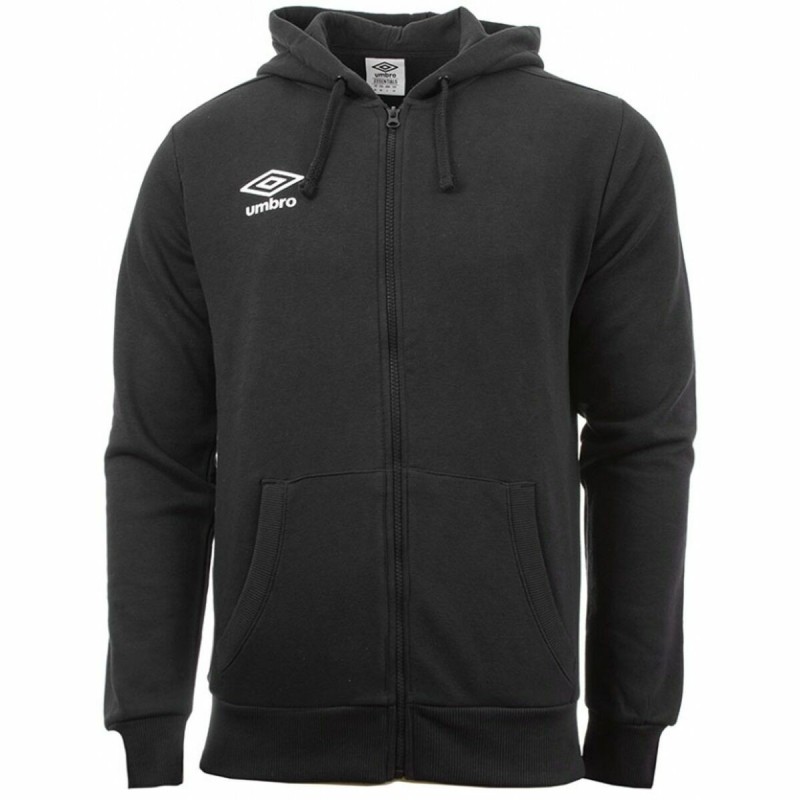 Sweat à capuche homme Umbro THROUGH SMALL LOGO Noir