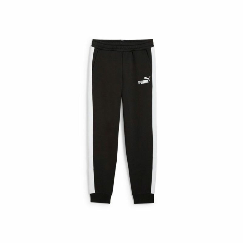 Pantalons de Survêtement pour Enfants Puma Ess Block Noir