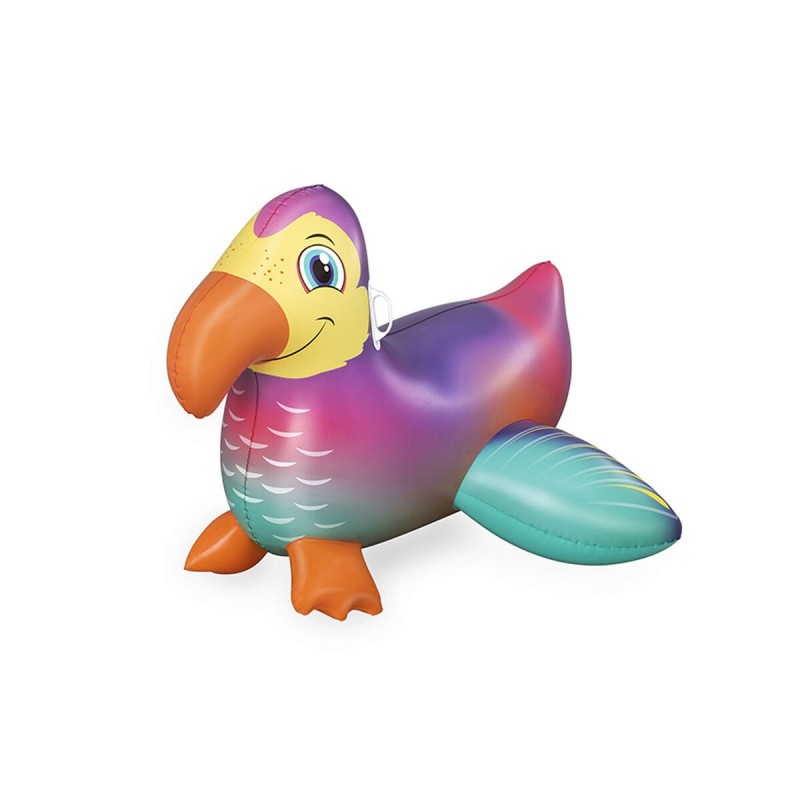 Bestway Figure Gonflable Toucan avec Poignées 141x113 cm +3 Ans Plage et Piscine 41504