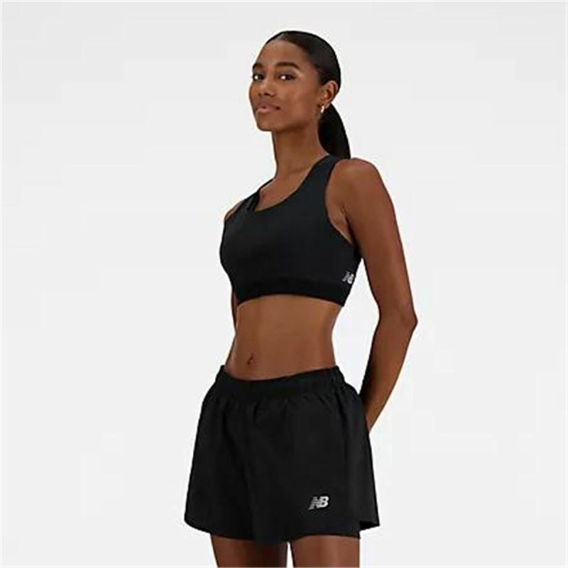 Soutien-gorge de Sport New Balance Sleek Medium Noir