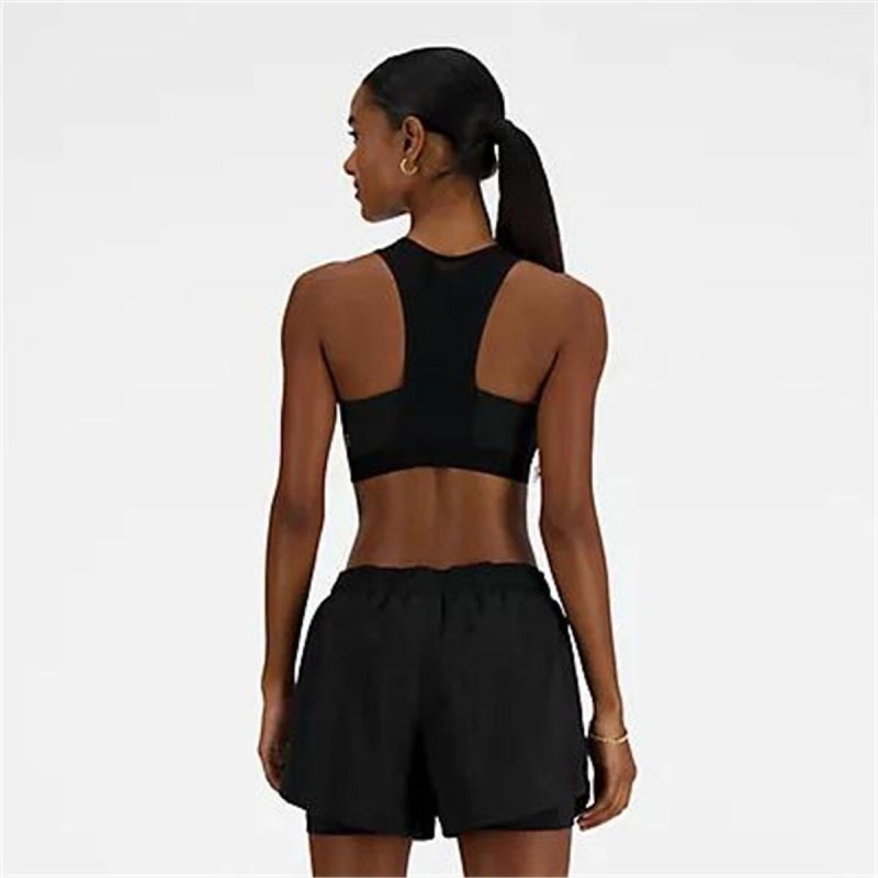 Soutien-gorge de Sport New Balance Sleek Medium Noir