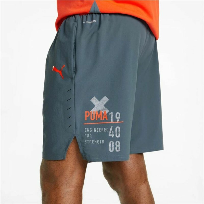 Short de Sport pour Homme Puma Train Ultraweave 7" Gris foncé