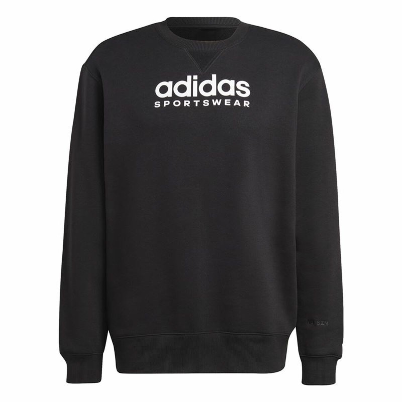 Sweat sans capuche homme Adidas M All Szn G Swt Noir