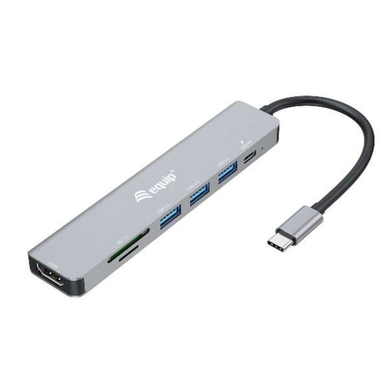 Câble USB Equip 133494 Argenté (1 Unité)