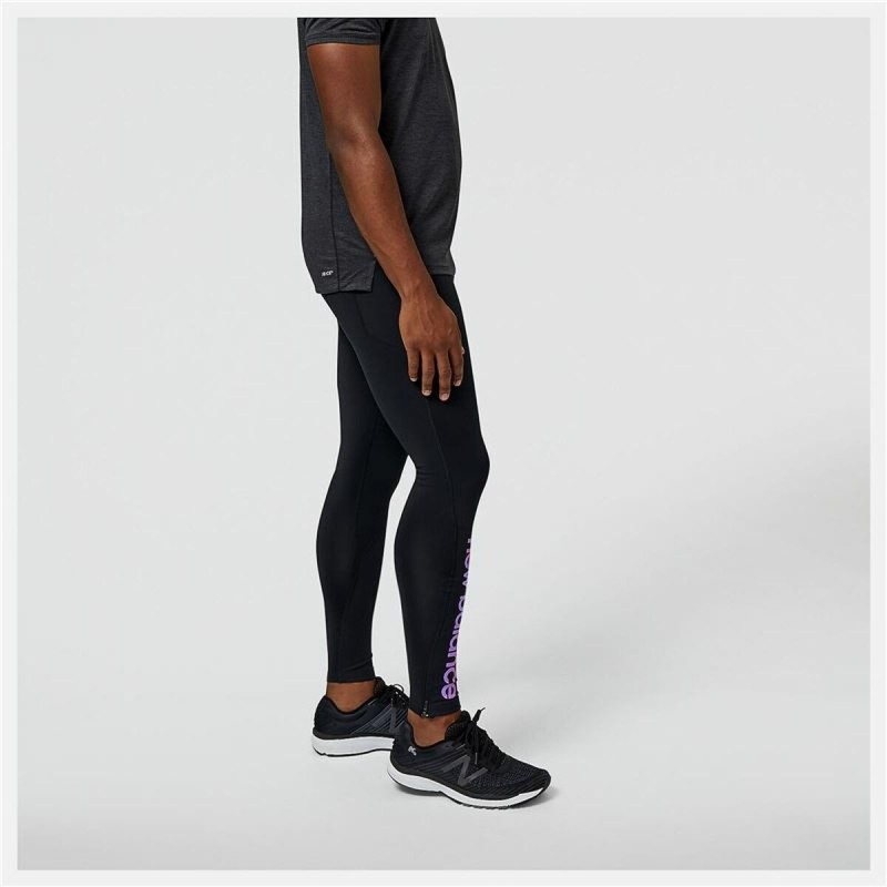 Leggings de sport pour homme New Balance Impact Run AT Tight Noir