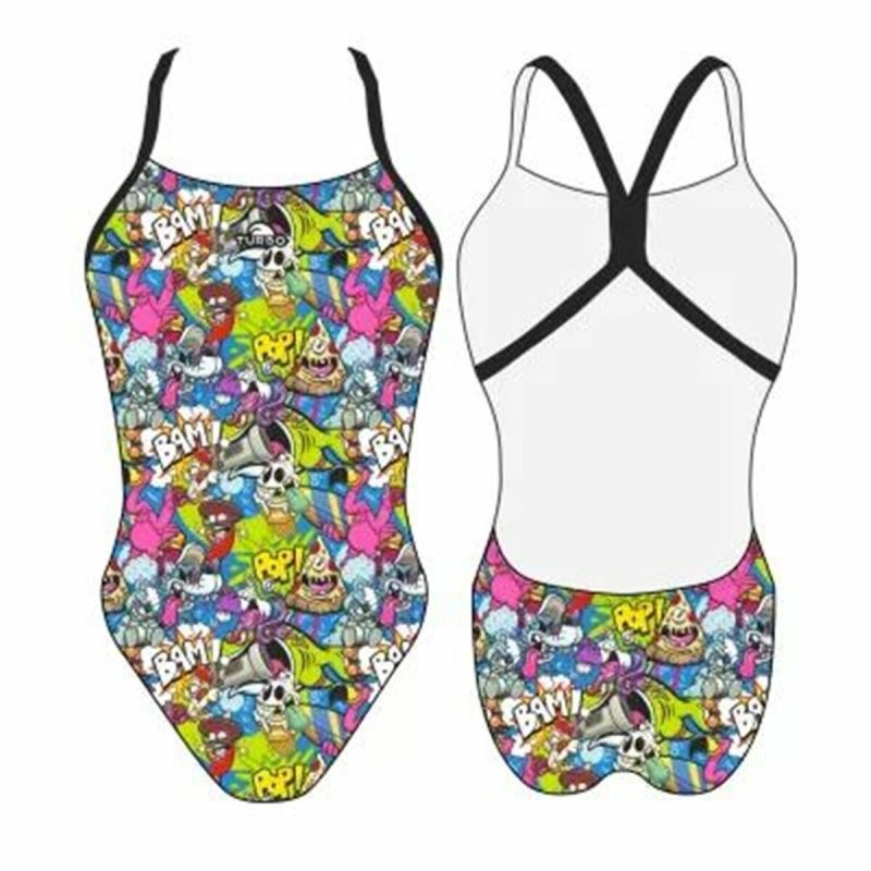 Maillot de bain femme Turbo 'Energy' Loki-Comic Rose