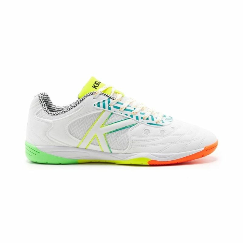 Chaussures de Futsal pour Adultes Kelme Copa Blanc