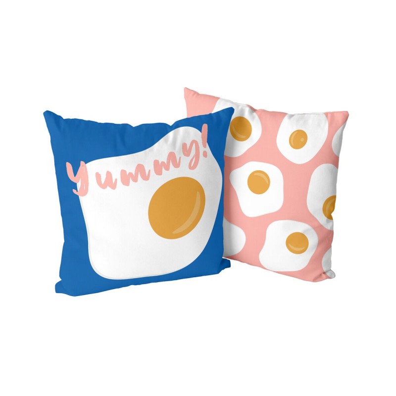 Housse de coussin HappyFriday Aware Yummy Multicouleur 50 x 50 cm