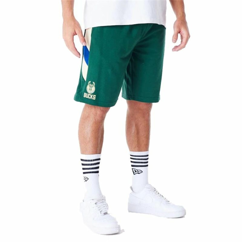 Short de Sport New Era NBA Milwaukee Bucks Vert