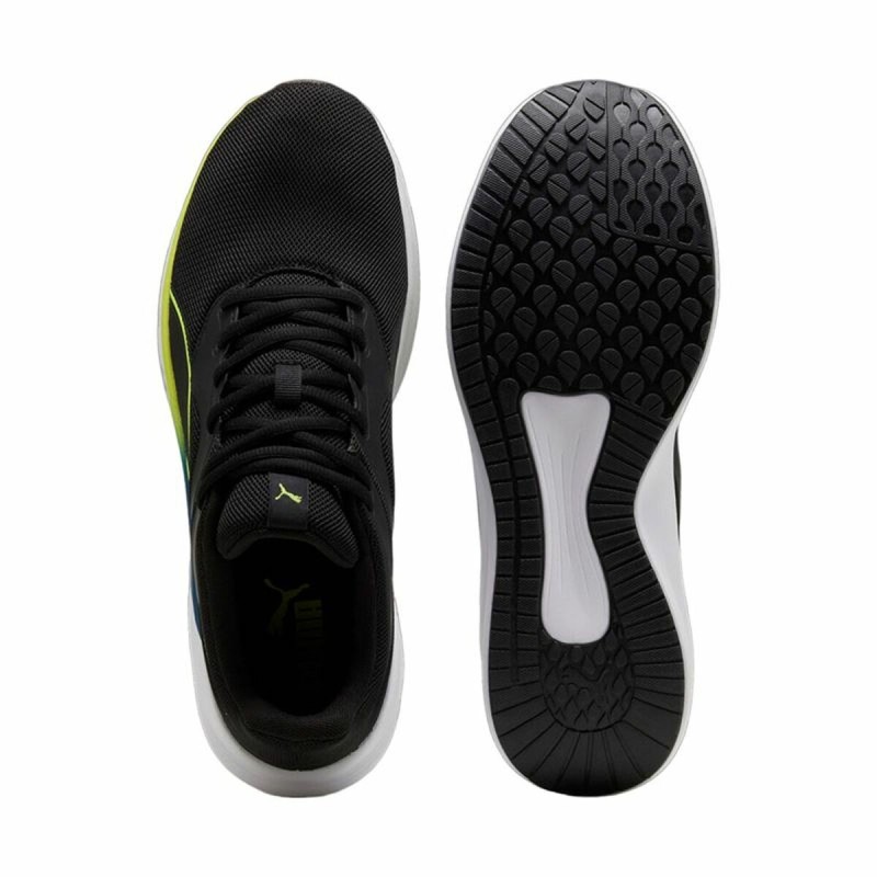 Chaussures de Running pour Adultes Puma Transport Jaune Noir