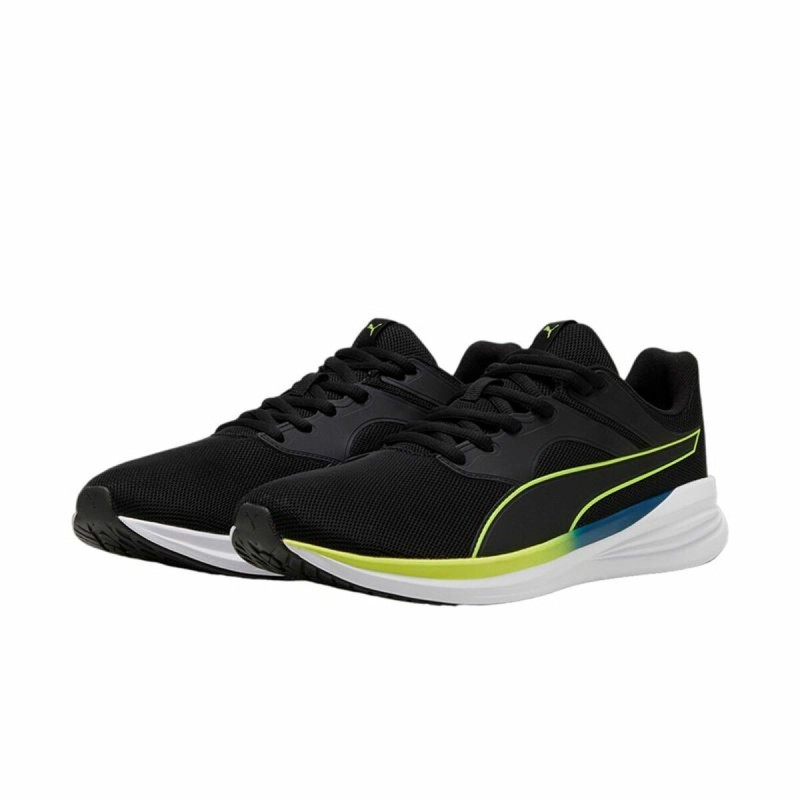 Chaussures de Running pour Adultes Puma Transport Jaune Noir