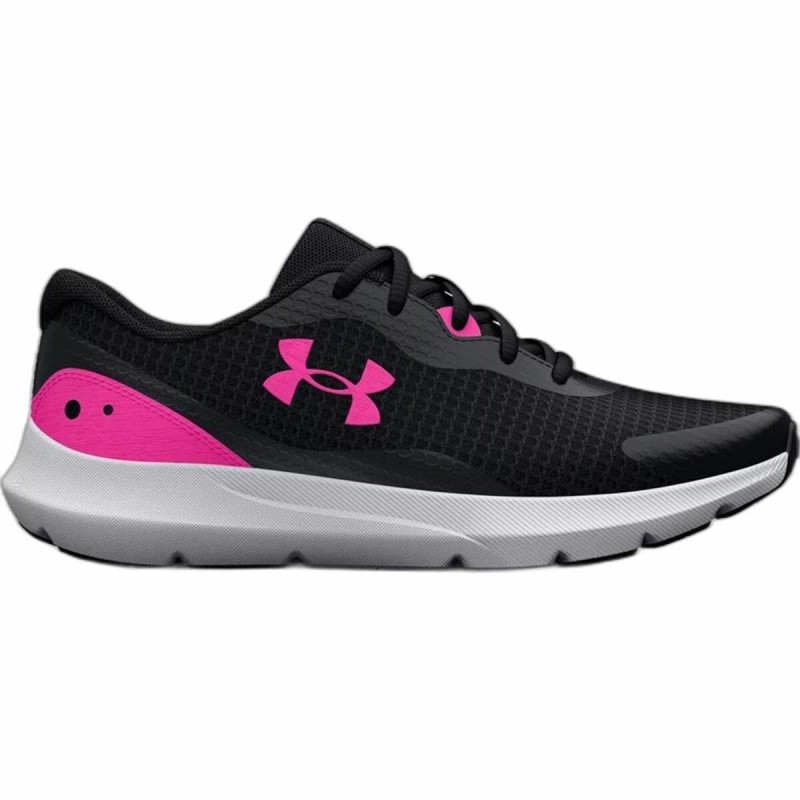 Chaussures de Running pour Adultes Under Armour Surge 3 Noir