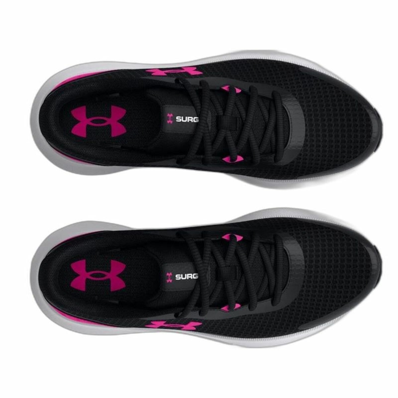 Chaussures de Running pour Adultes Under Armour Surge 3 Noir