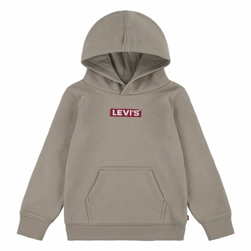 Sweat-shirt Enfant Levi's Boxtab Marron Clair