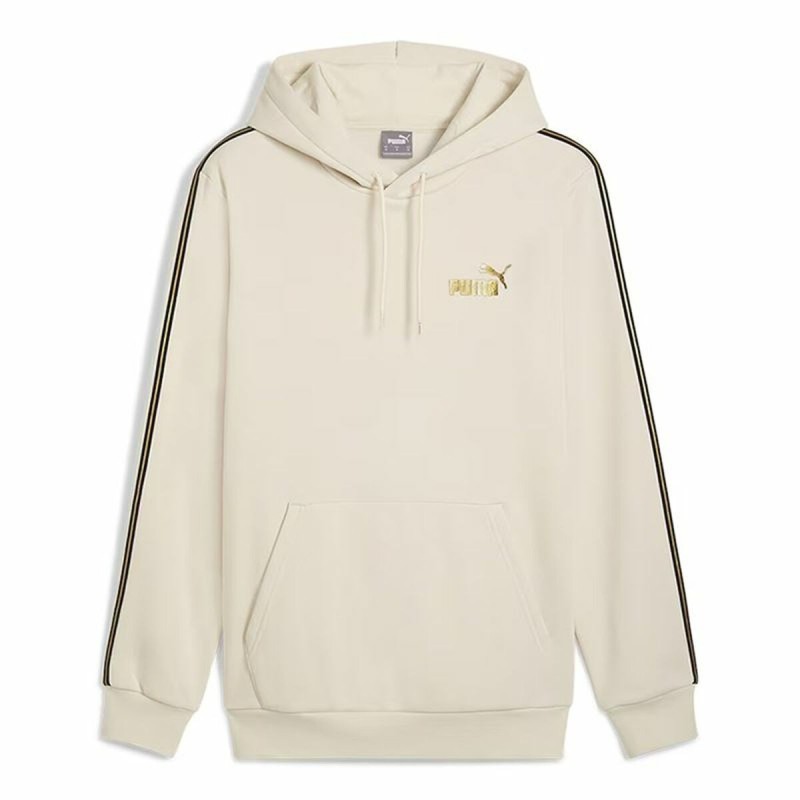 Sweat à capuche homme Puma Ess Tape Minimal Gold Fl Beige