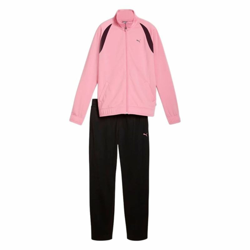 Survêtement Femme Puma Classic Tricot Suit Op Rose 2 Pièces