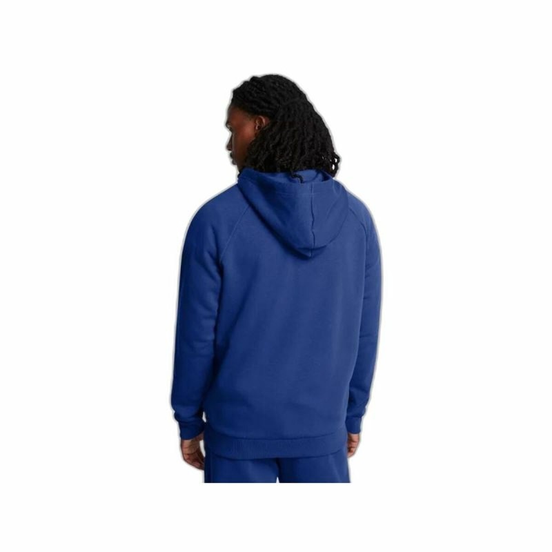 Sweat à capuche homme Under Armour Rival Fleece Fz Bleu