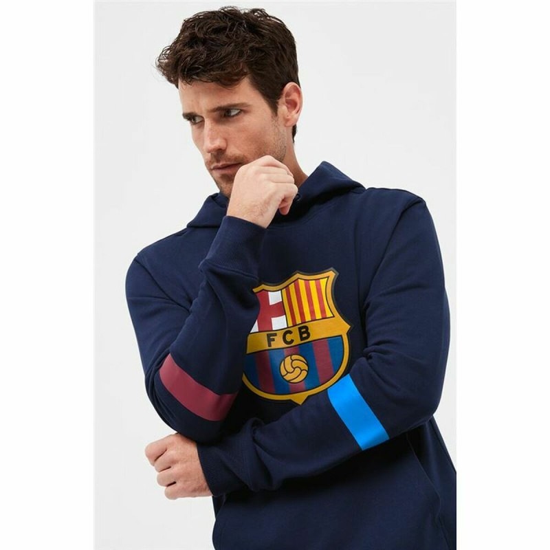 Sweat à capuche homme F.C. Barcelona Blue marine