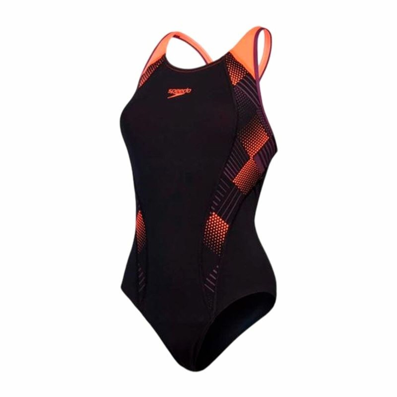 Maillot de bain femme Speedo Placement Laneback Noir