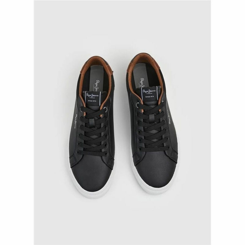 Chaussures de Running pour Adultes Pepe Jeans Kenton Court Noir