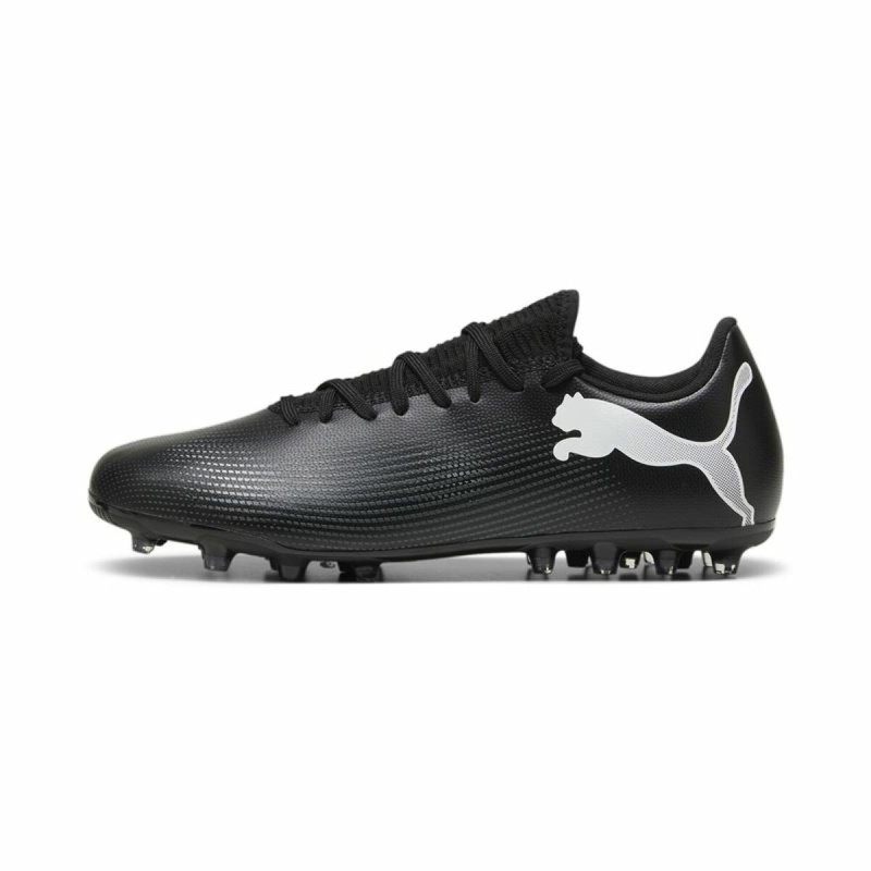 Chaussures de Football pour Adultes Puma Future 7 Match MG Blanc Noir