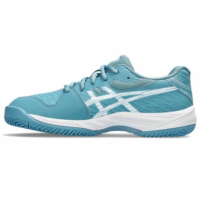 Chaussures de Tennis pour Enfants Asics Gel-Game 9 Gs Clay/ Bleu clair