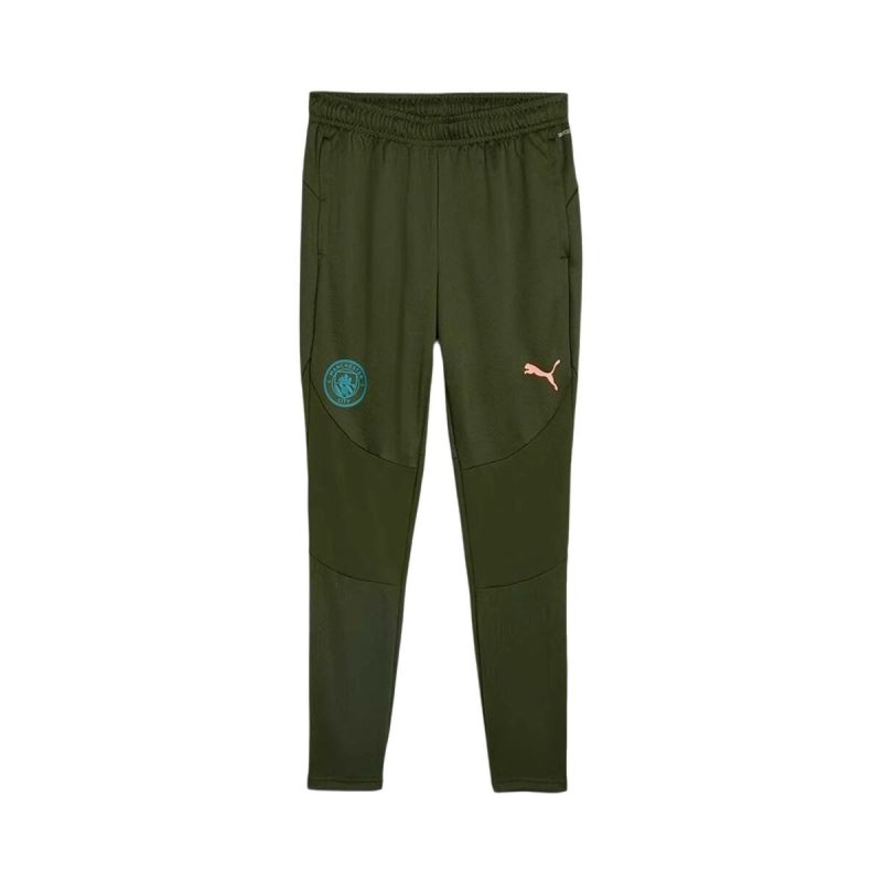 Pantalon de Survêtement pour Adultes Puma Manchester City Training Vert Olive Unisexe