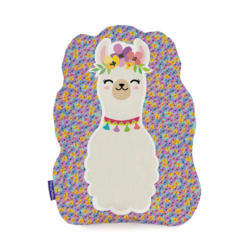 Coussin HappyFriday Moshi Moshi Multicouleur Lama 40 x 30 cm