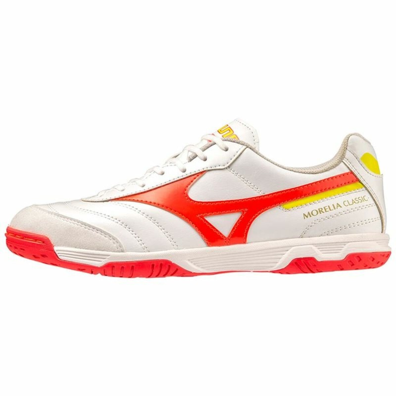 Chaussures de Futsal pour Adultes Mizuno Morelia Sala Classic Homme Blanc