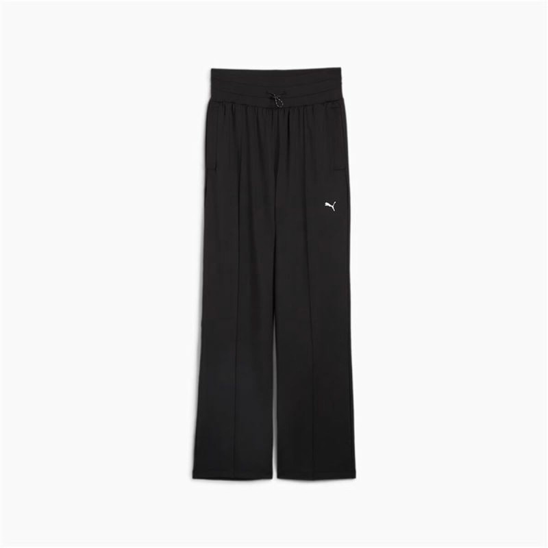 Pantalon de sport long Puma Cloudspun Hw Wide Noir Femme