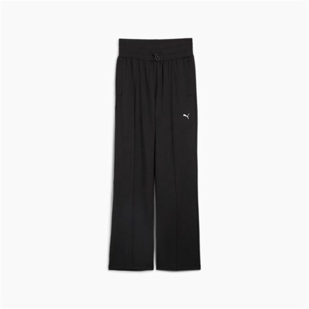 Pantalon de sport long Puma Cloudspun Hw Wide Noir Femme