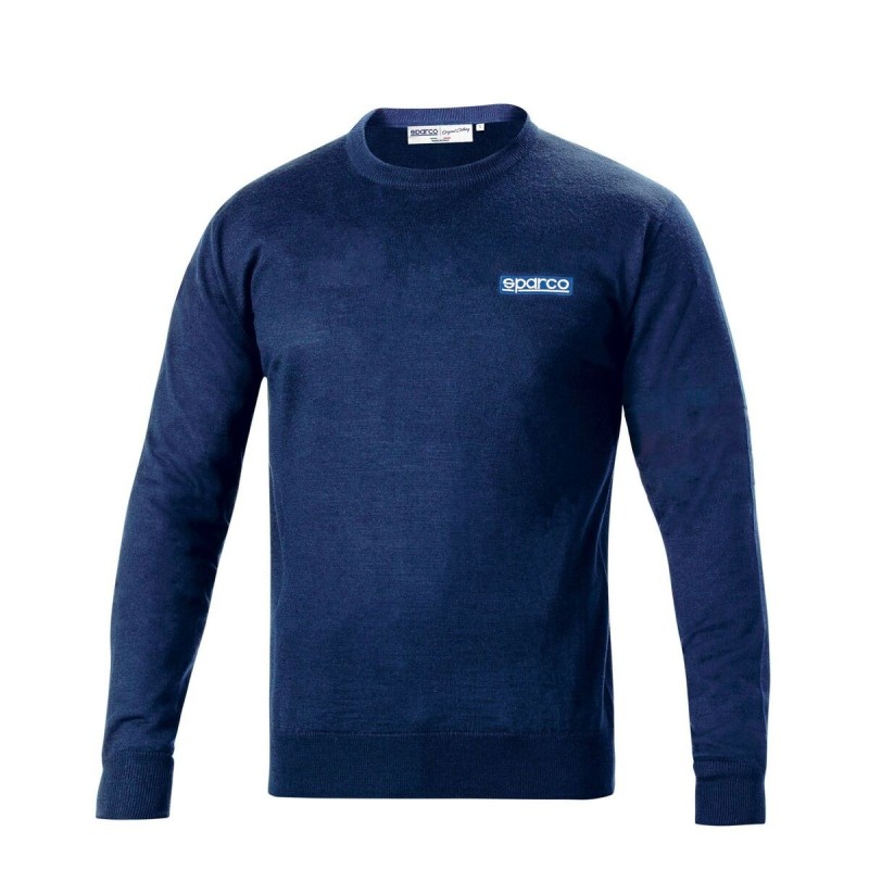 Sweat sans capuche homme Sparco Bleu foncé