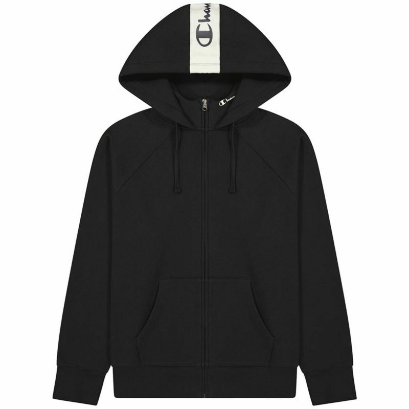 Sweat à capuche homme Champion Full Zip Noir