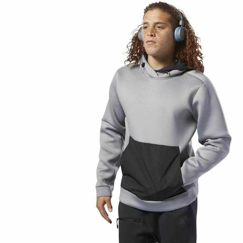 Sweat à capuche homme Reebok Supply Tech Gris