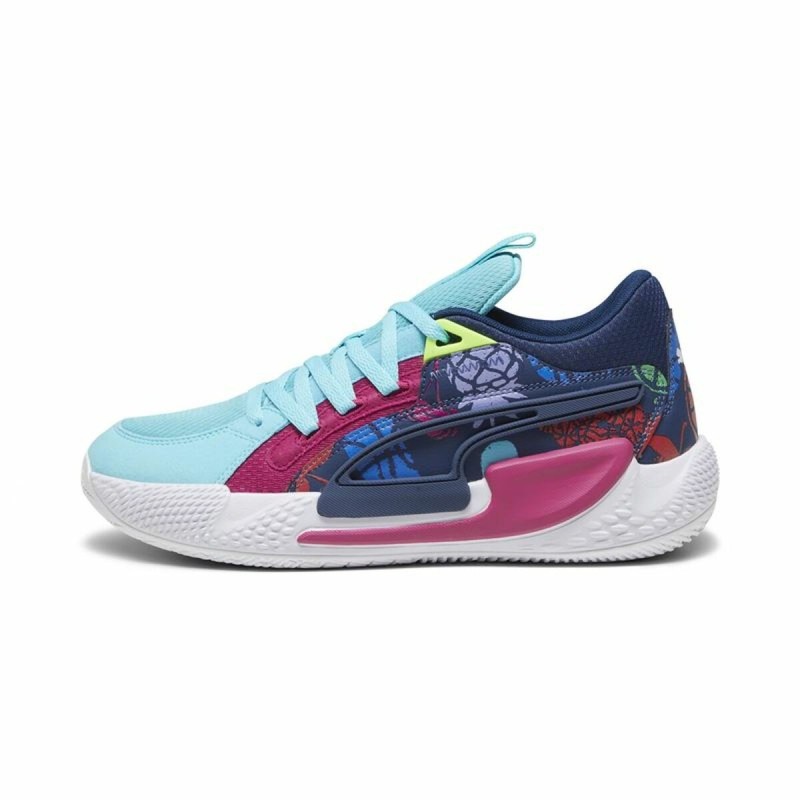 Chaussures de Basket-Ball pour Adultes Puma Court Rider Chaos Bleu clair