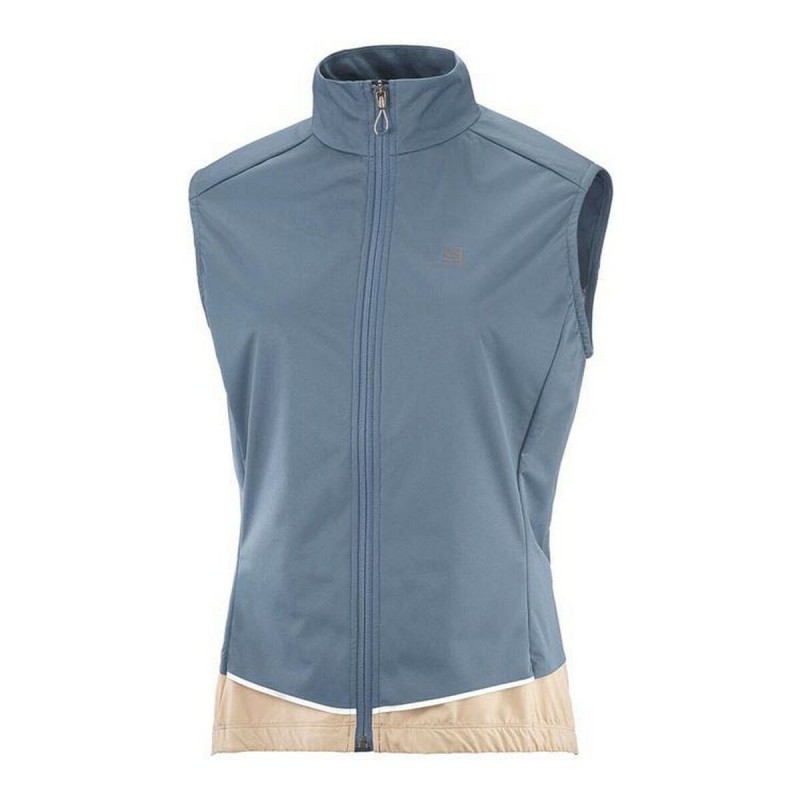 Gilet Femme Salomon Light Shell Bleu clair