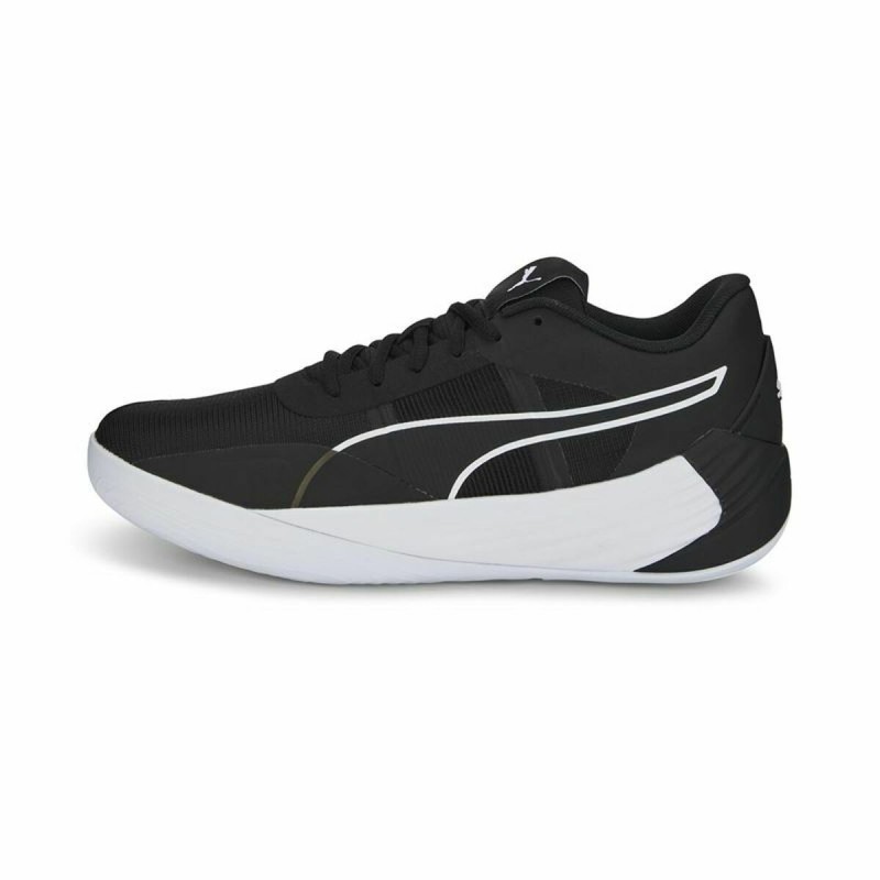 Chaussures de Basket-Ball pour Adultes Puma Fusion Nitro Team Noir Unisexe