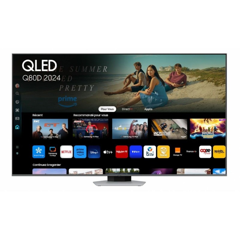 TV intelligente Samsung TQ85Q80D 4K Ultra HD QLED AMD FreeSync 85"