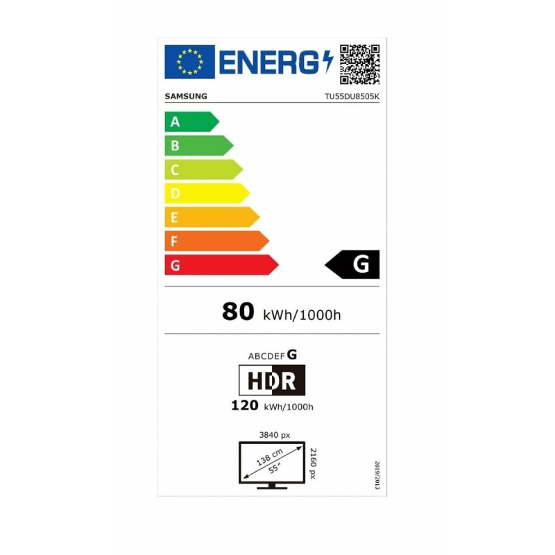 TV intelligente Samsung TU55DU8505 4K Ultra HD 55" LED