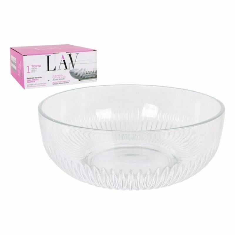 Saladier LAV TOKYO Verre Transparent (2600 cc) (ø 23 x 9