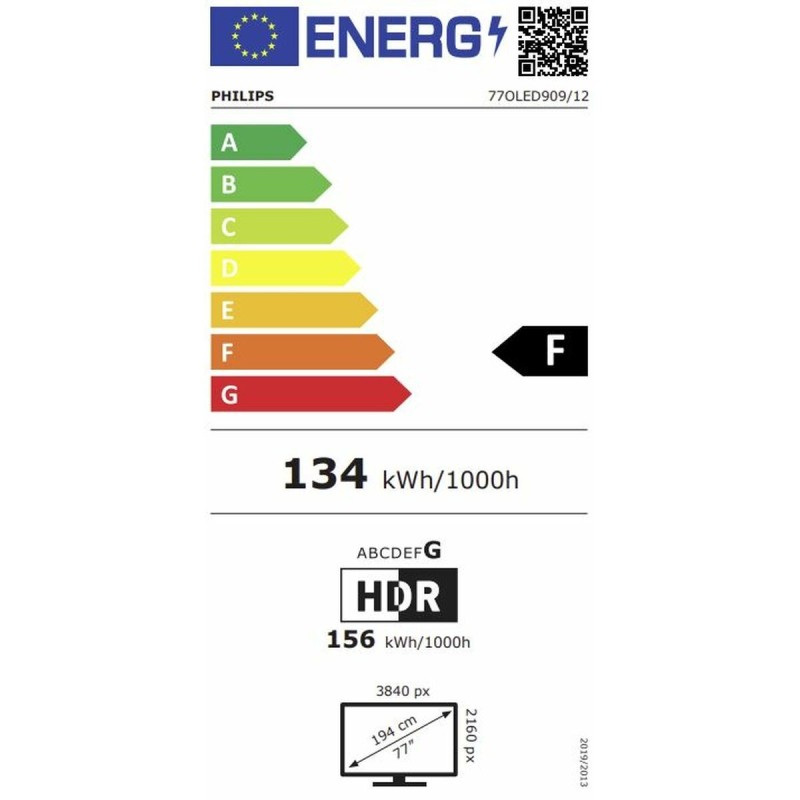 TV intelligente Philips 77OLED909 4K Ultra HD OLED 77"