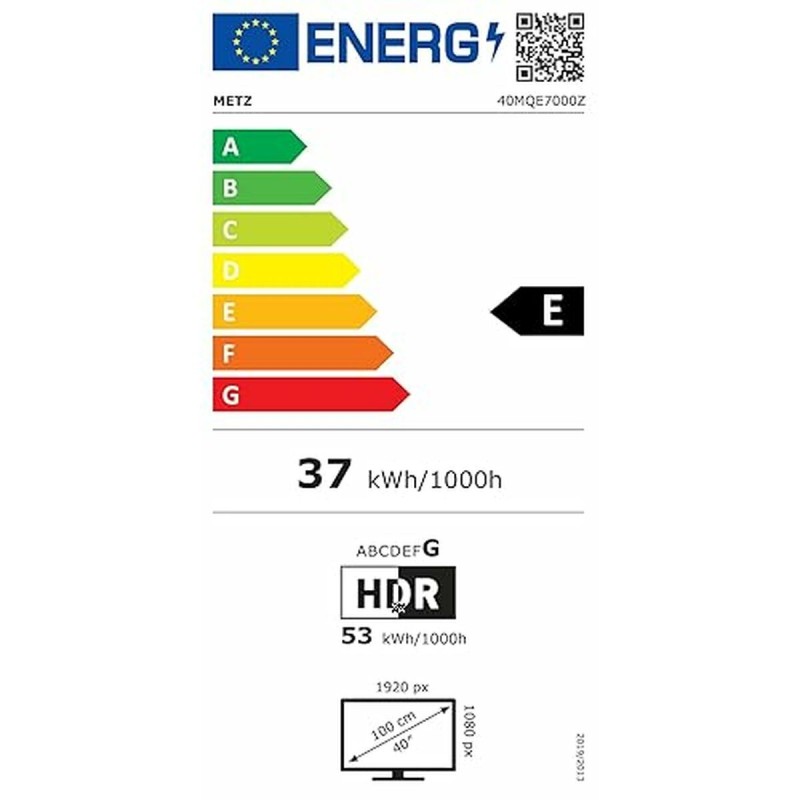 TV intelligente Metz 40MQE7000Z Full HD 40" LED QLED