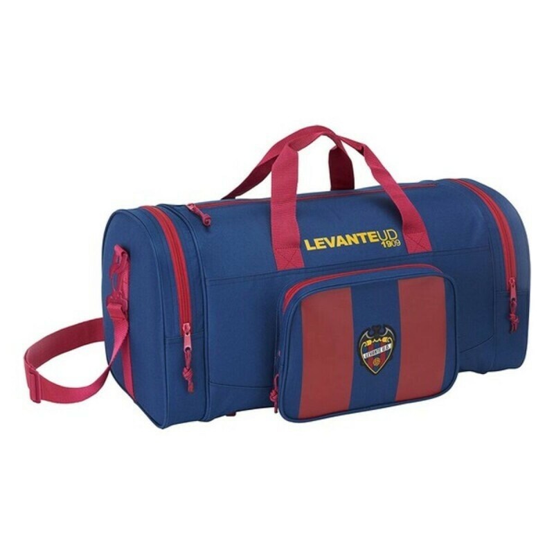 Sac de sport Levante U.D. Bleu Rouge Grenat (55 x 26 x 27 cm)