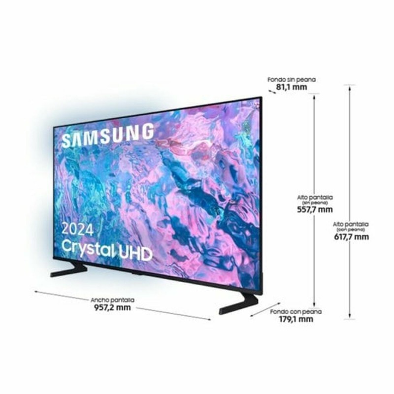 TV intelligente Samsung TU43CU7095UXXC 4K Ultra HD 43"