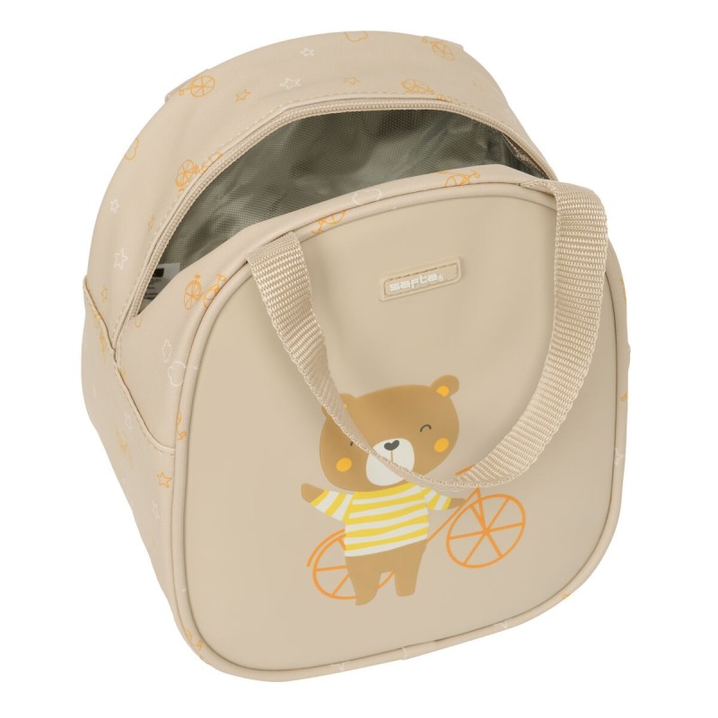 Sac glacière goûter Safta Beige 19 x 22 x 14 cm