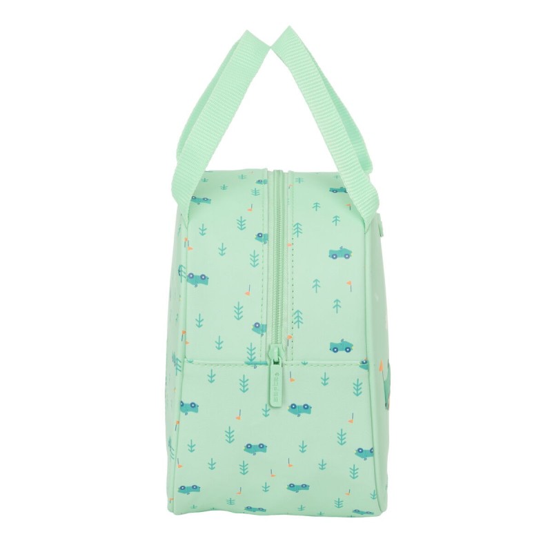 Sac glacière goûter Safta Voitures Vert 19 x 22 x 14 cm