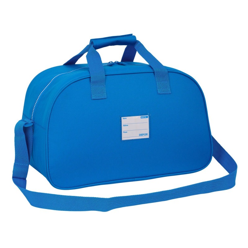 Sac de sport R. C. Deportivo de La Coruña Bleu 40 x 24 x 23 cm