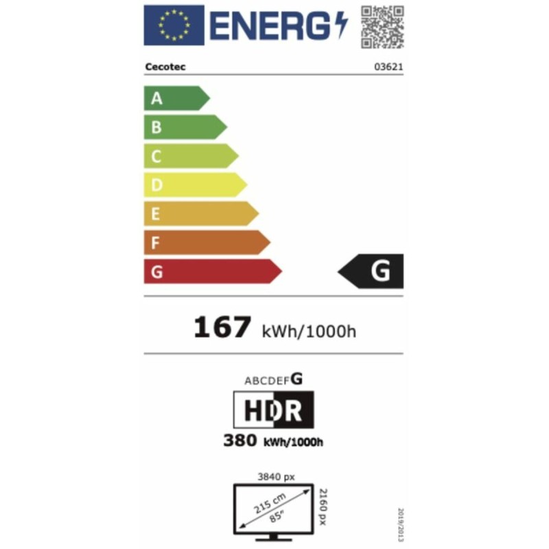 TV intelligente Cecotec VQU30085+S 4K Ultra HD 85" QLED